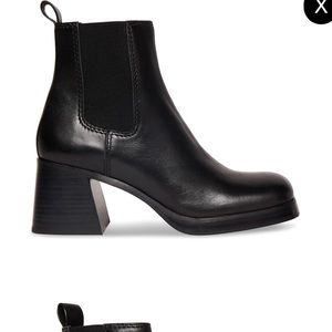 Brand New Steve Madden Zeke Black Leather Boots